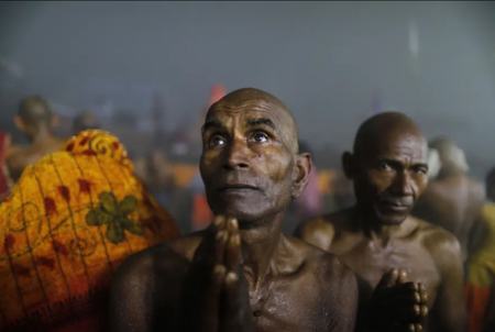 عکسهای جالب,عکسهای جذاب,زائران هندو 